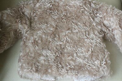 MARIE CHANTAL BABY STEIFF BEIGE FUR COAT SMALL 6-12 MONTHS - Image 4