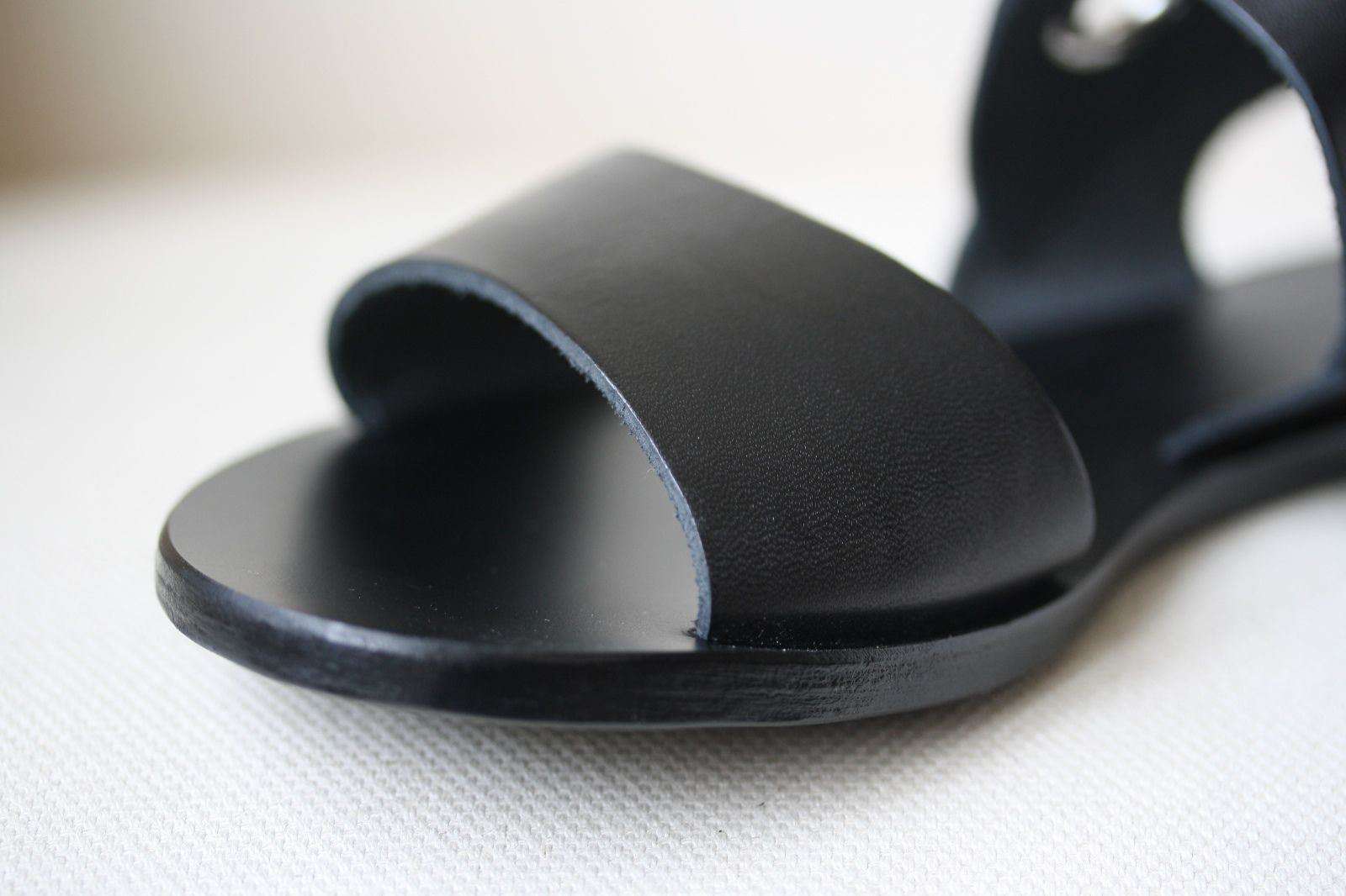 MARIETTA'S FANTASY MOON BLACK EYELET SANDALS EU 38 UK 5 US 8 - Image 5