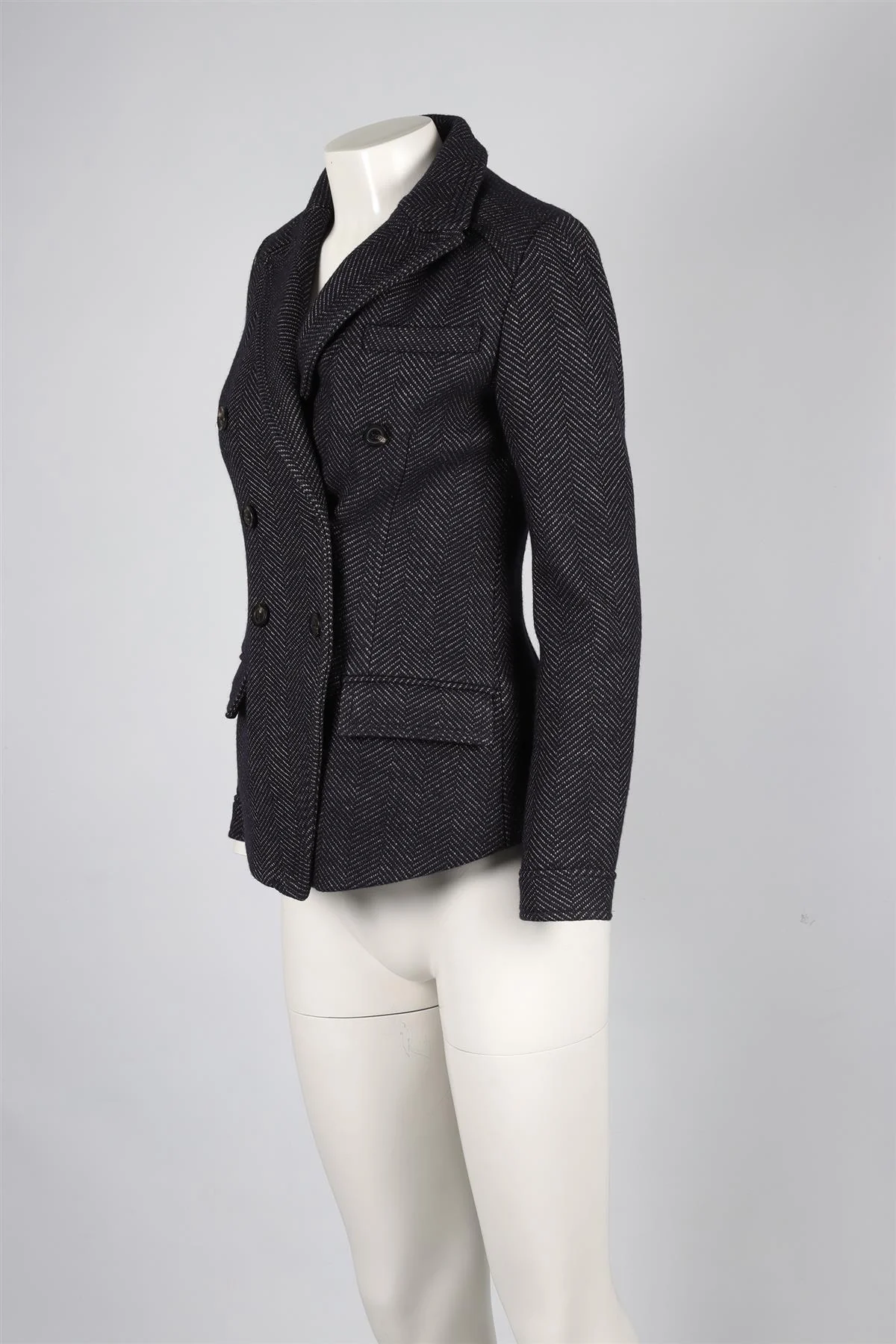 MARISSA WEBB NAVY WOOL JACKET SMALL - Image 3