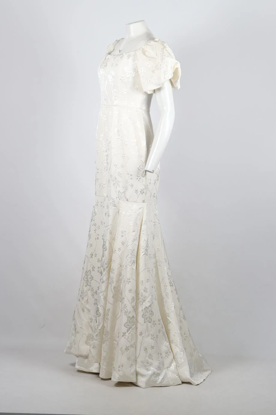 MARKARIAN JACQUARD SILK MAXI DRESS UK 8 - Image 3