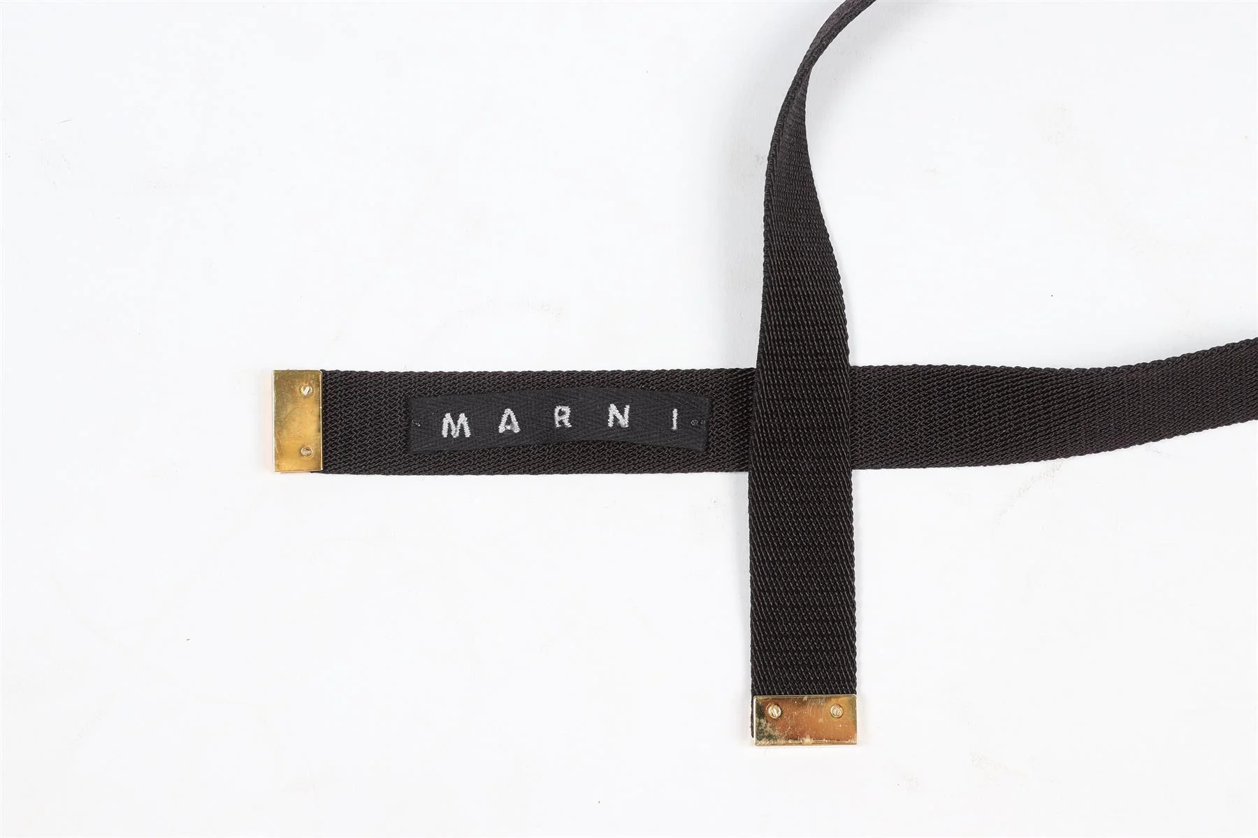MARNI BLACK ACETATE AND RIBBON NECKLACE - Image 6
