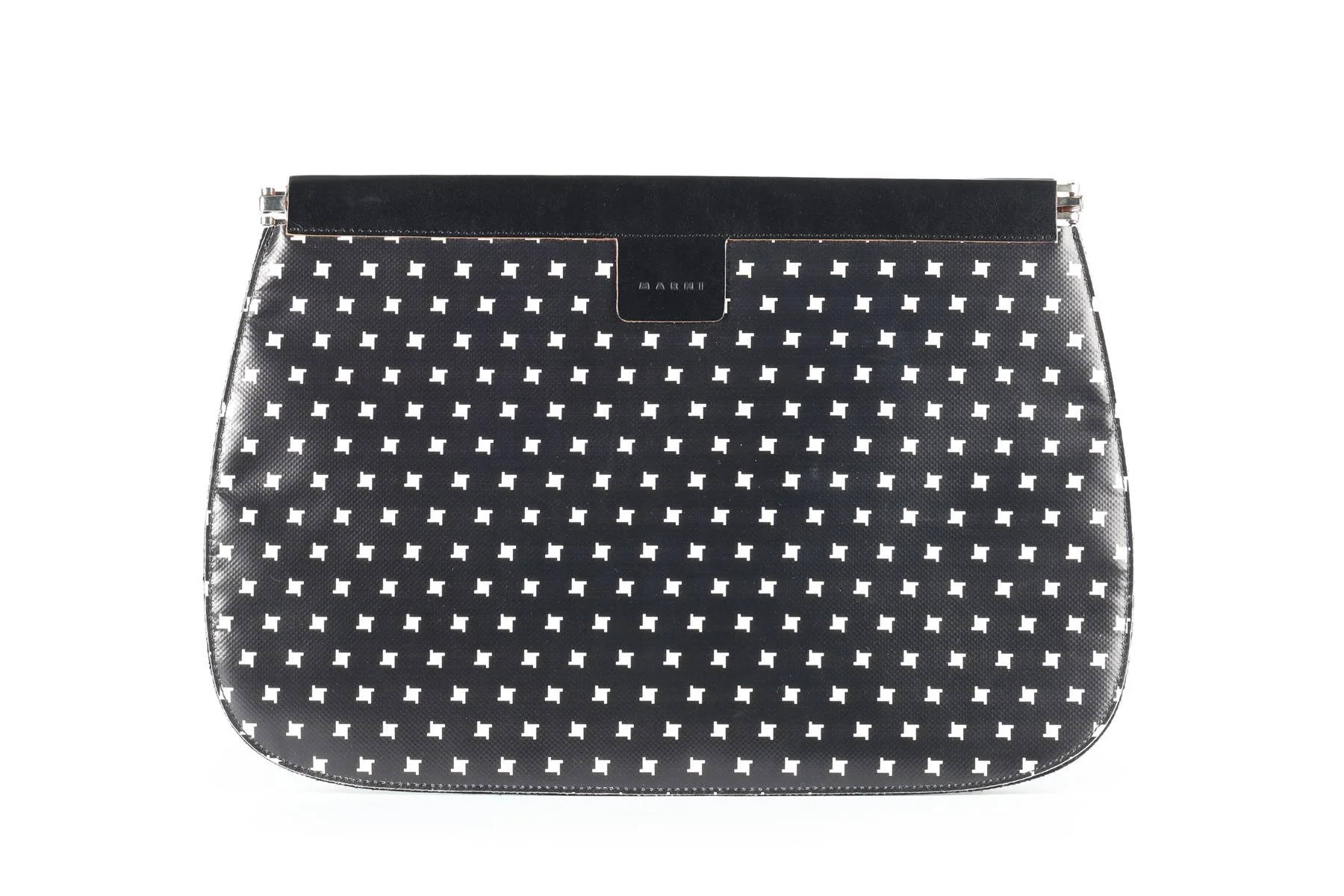 MARNI BLACK LEATHER CLUTCH - Image 2