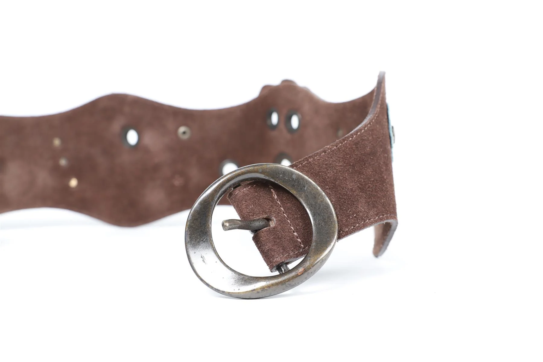 MARNI BROWN SUEDE BELT SMALL - Image 7