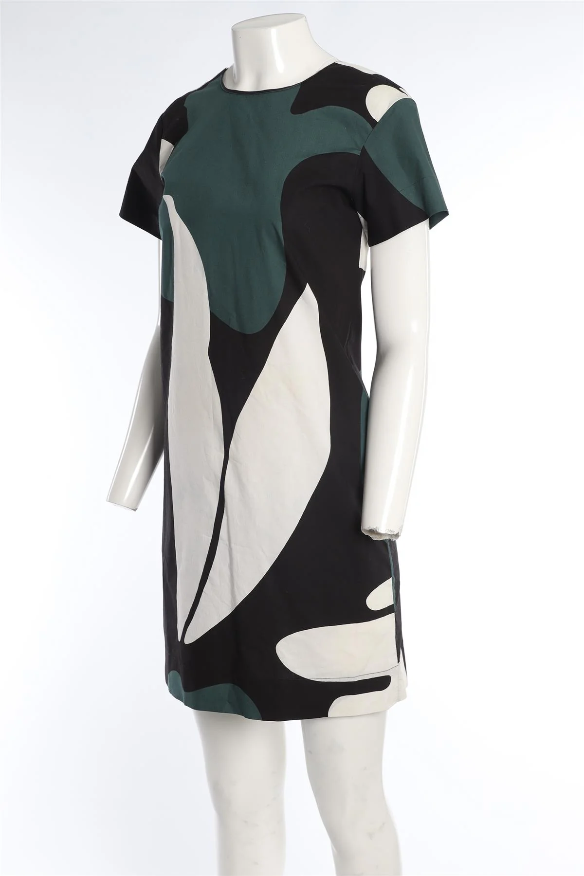 MARNI MULTI COTTON MINI DRESS IT 40 UK 8 - Image 3