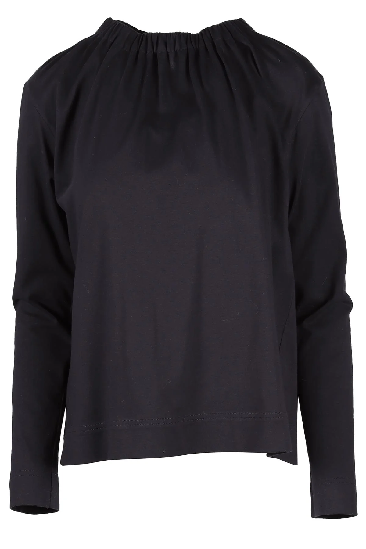 MARNI NAVY COTTON TOP IT 42 UK 10