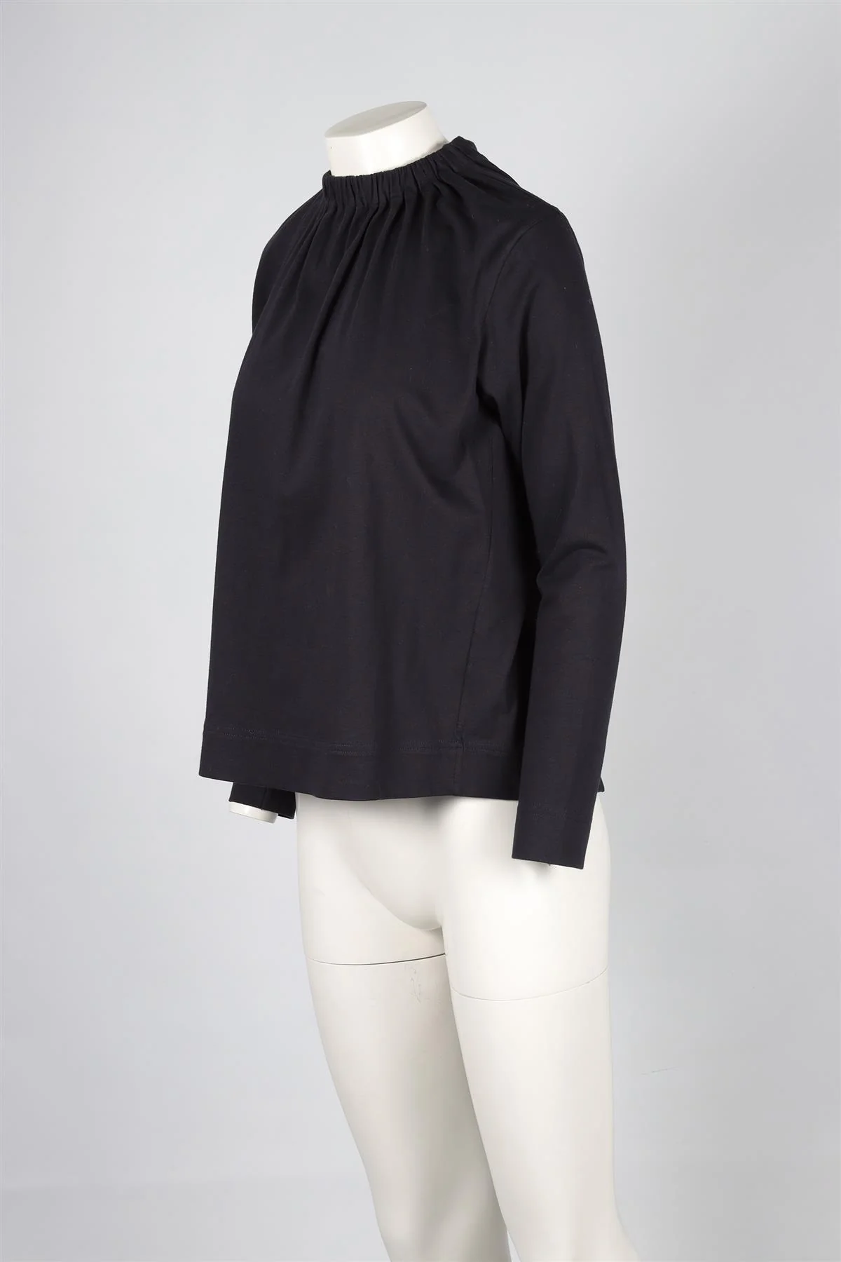 MARNI NAVY COTTON TOP IT 42 UK 10 - Image 3