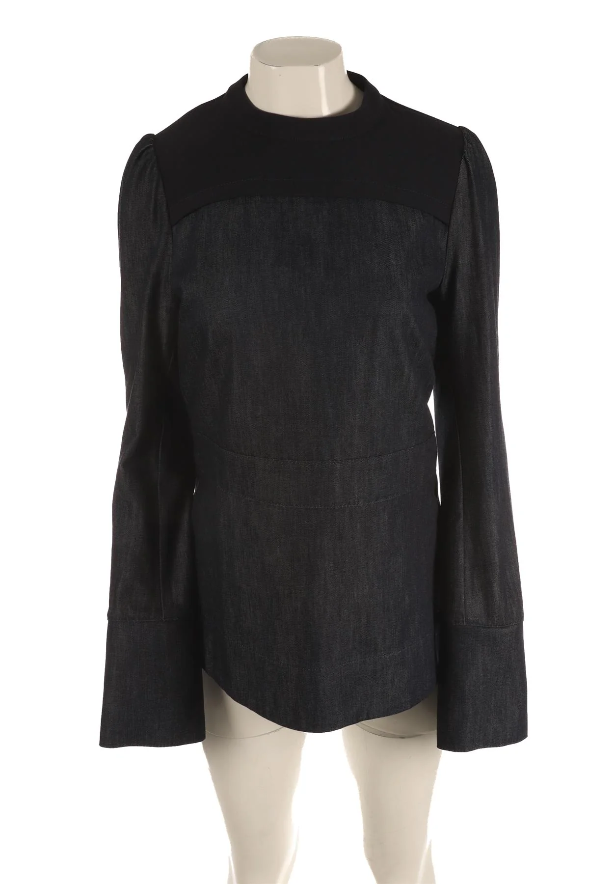MARNI NAVY DENIM TOP IT 44 UK 12 - Image 2