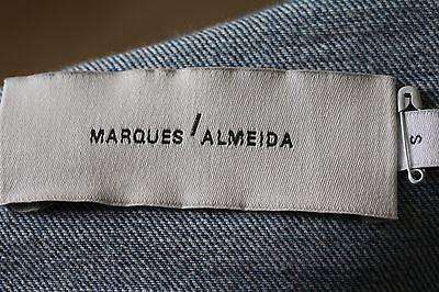 MARQUES ALMEIDA ASYMMETRICAL DENIM FRAYED DRESS SMALL - Image 7