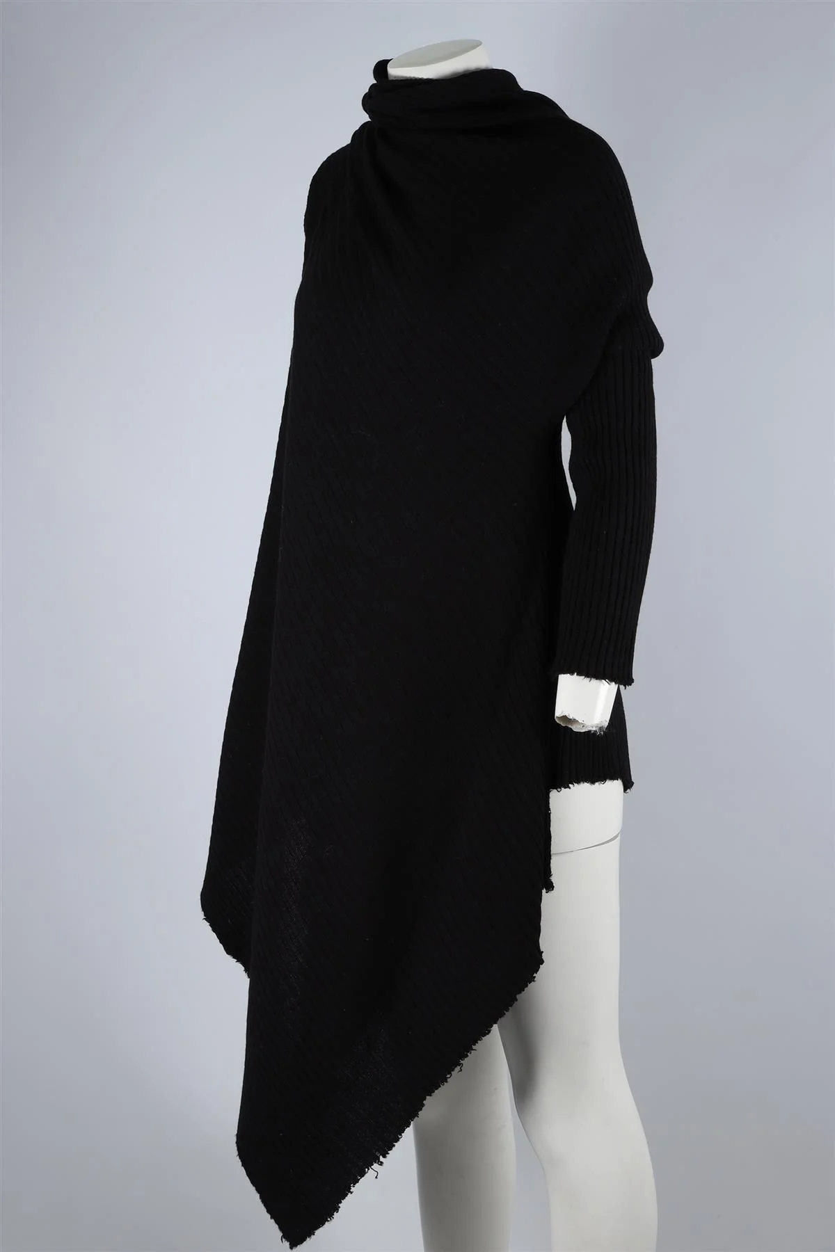 MARQUES ALMEIDA BLACK WOOL SWEATER XSMALL - Image 3