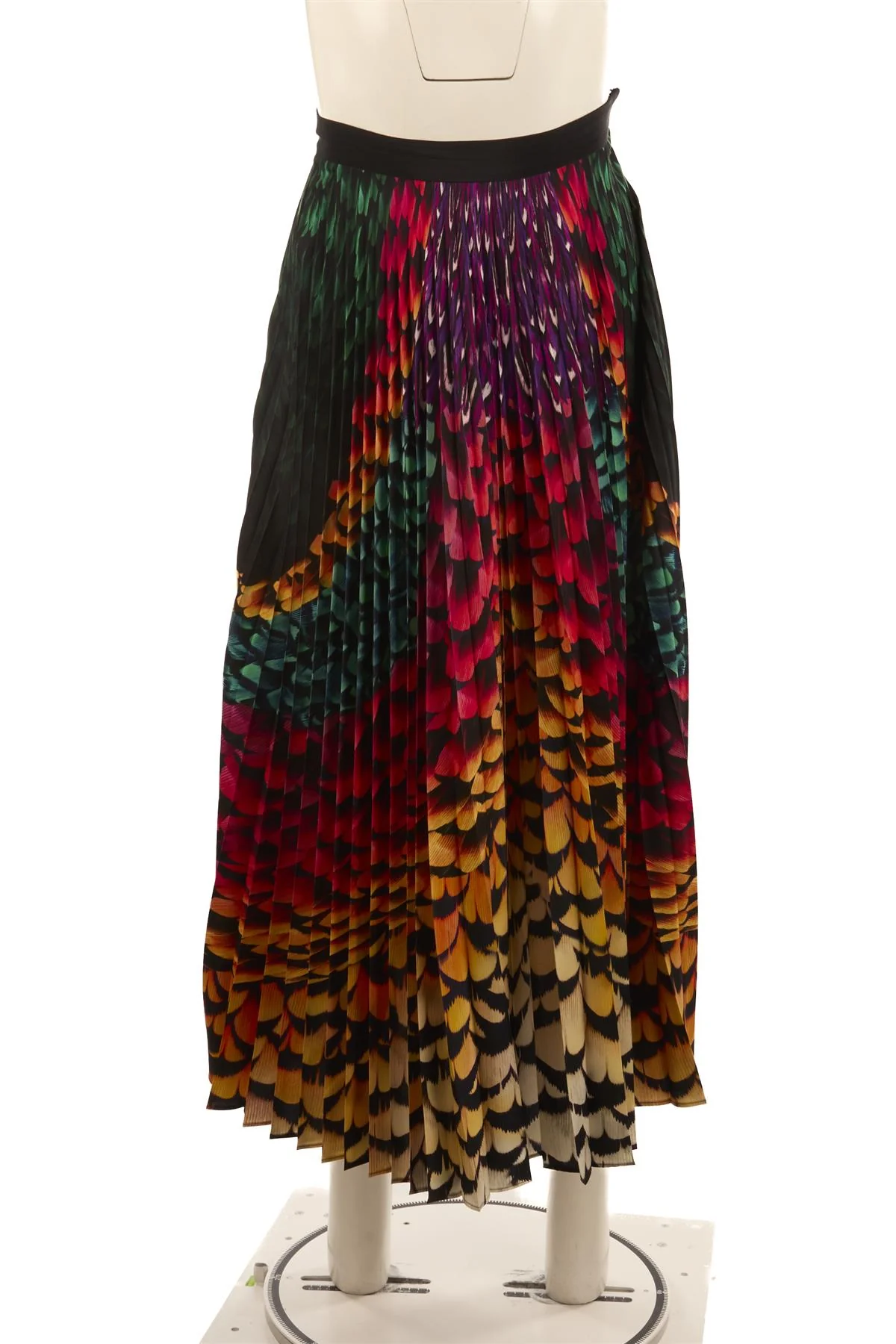 MARY KATRANTZOU MULTI SATIN MAXI SKIRT UK 6 - Image 2
