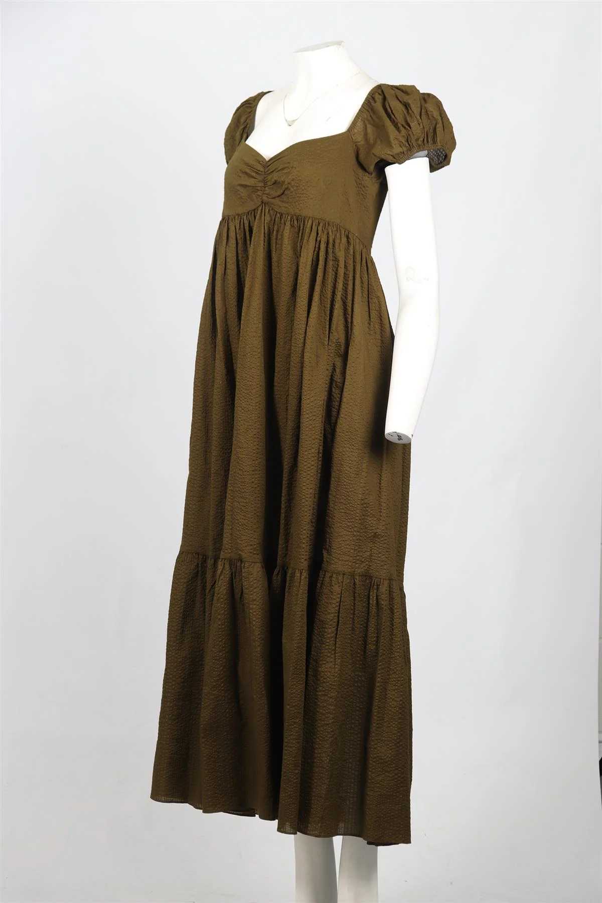 MARYSIA COTTON MAXI DRESS SMALL - Image 3