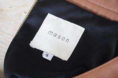 MASON BY MICHELLE MASON LEATHER SKIRT US 4 UK 8 - Image 11