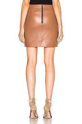 MASON BY MICHELLE MASON LEATHER SKIRT US 4 UK 8 - Image 5