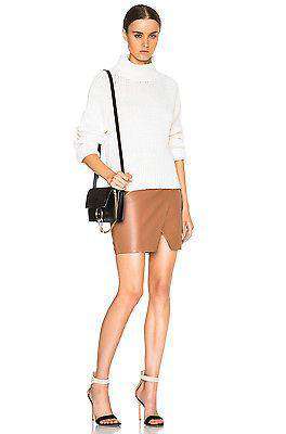 MASON BY MICHELLE MASON LEATHER SKIRT US 4 UK 8 - Image 6
