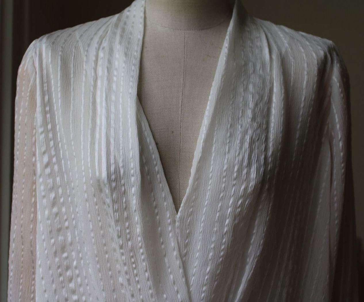 MASON BY MICHELLE MASON WRAP BLOUSE TOP US 2 UK 6 - Image 4