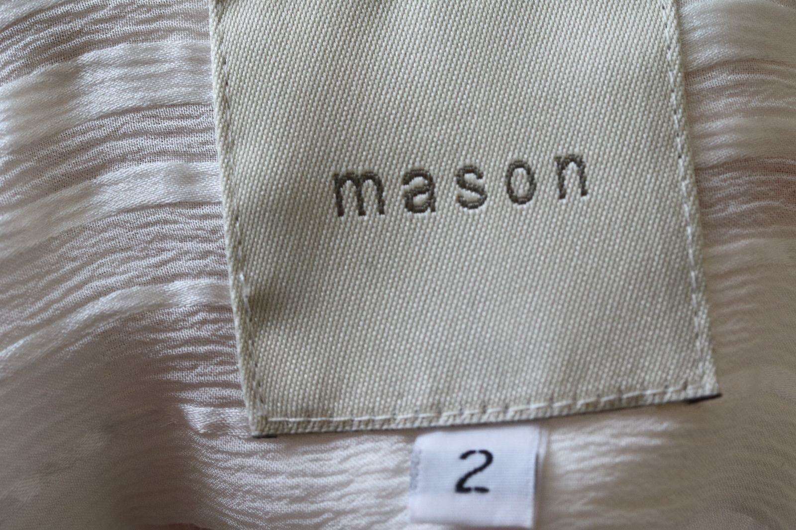 MASON BY MICHELLE MASON WRAP BLOUSE TOP US 2 UK 6 - Image 7