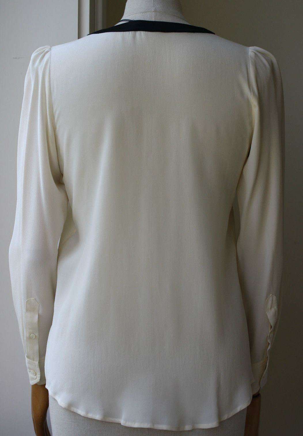 MASSCOB BANDED COLLAR CREAM SHIRT XSMALL - Image 3
