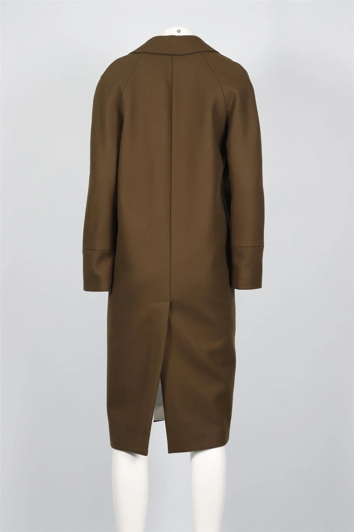 MASSCOB GREEN CASHMERE AND WOOL BLEND COAT FR 36 UK 8 - Image 5