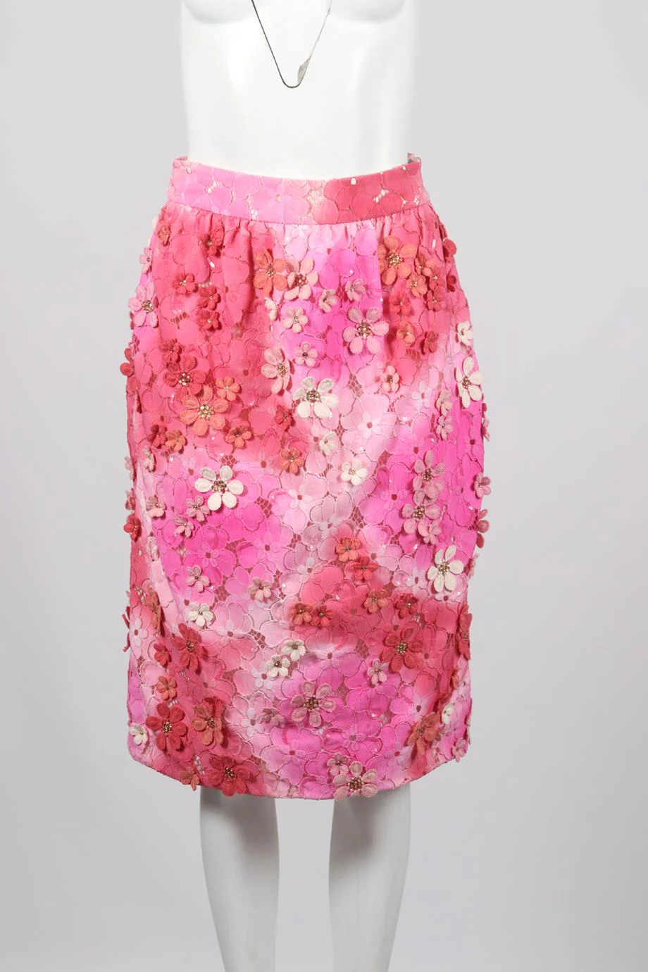 MATTHEW WILLIAMSON CANVAS MIDI SKIRT UK 8 - Image 2