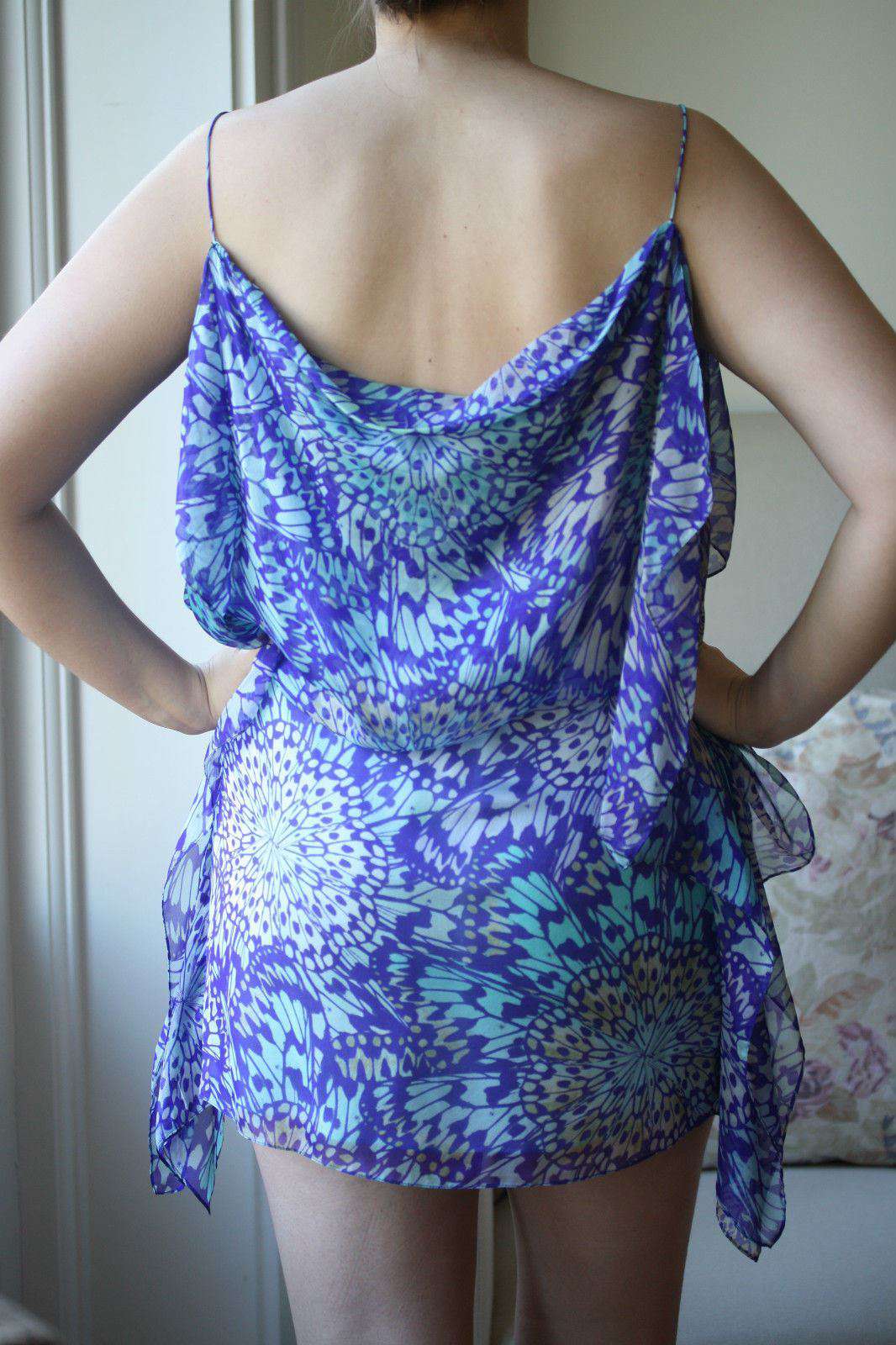 MATTHEW WILLIAMSON COVERUP KAFTAN PETAL DRESS UK 10 - Image 3