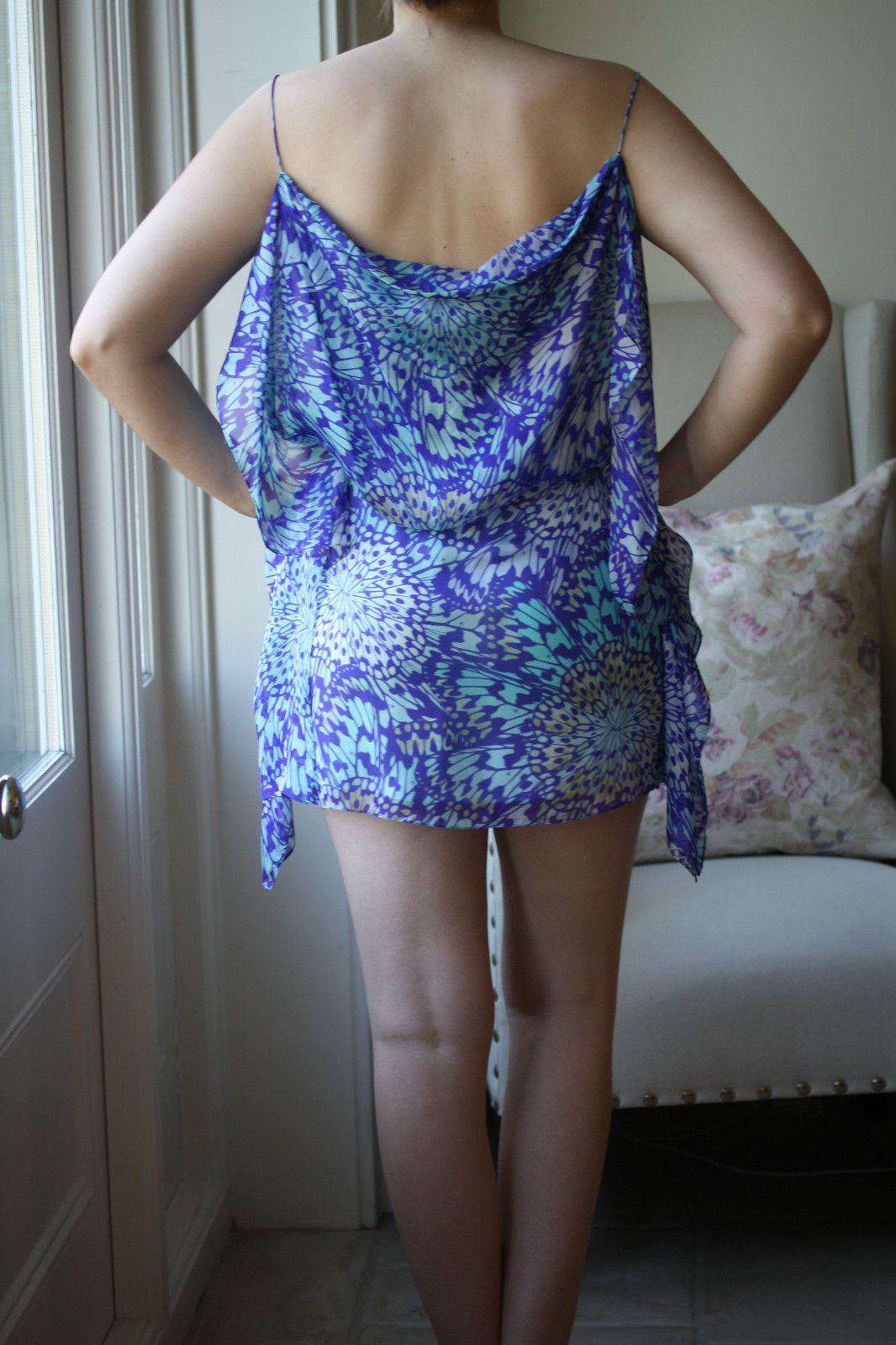 MATTHEW WILLIAMSON COVERUP KAFTAN PETAL DRESS UK 10 - Image 7
