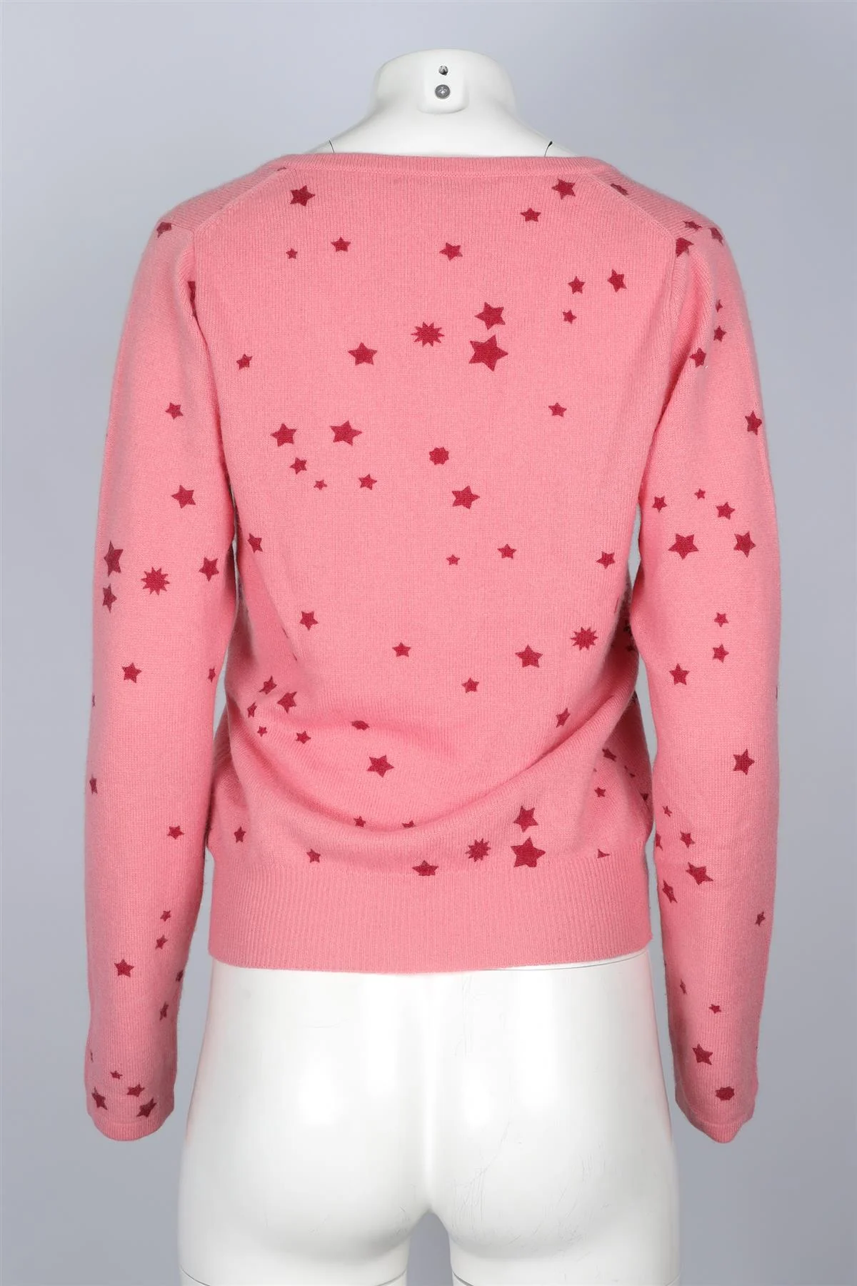 MATTHEW WILLIAMSON PINK CASHMERE SWEATER UK 10 - Image 4