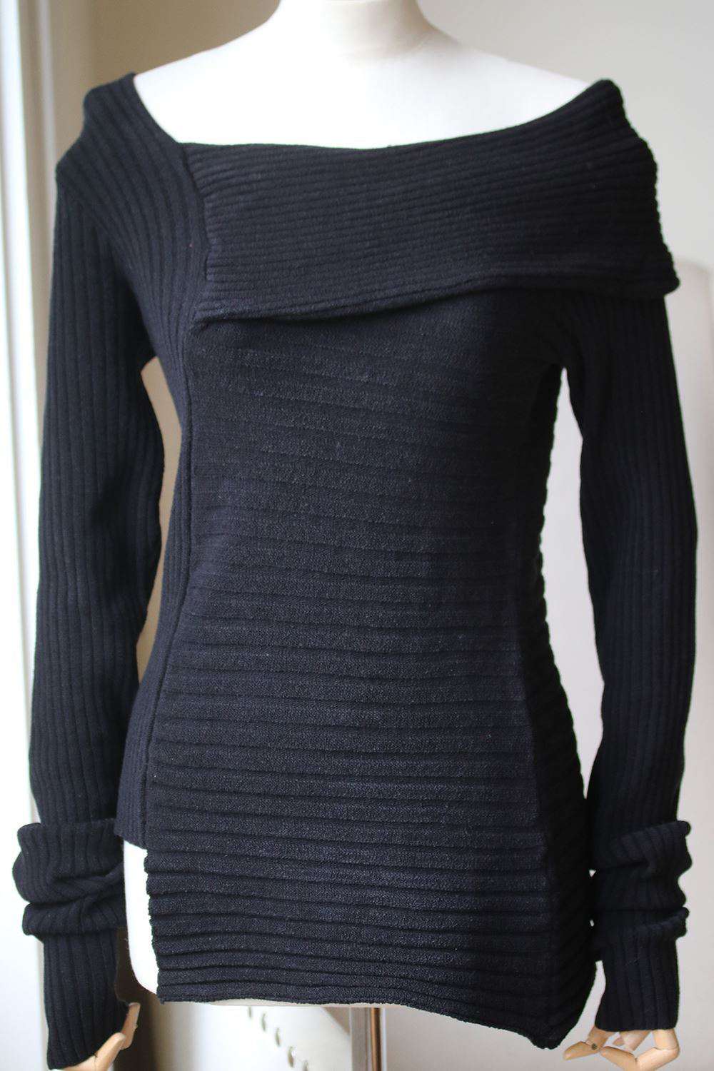 MAURIE AND EVE AVELINE RIBBED KNIT SWEATER UK 8