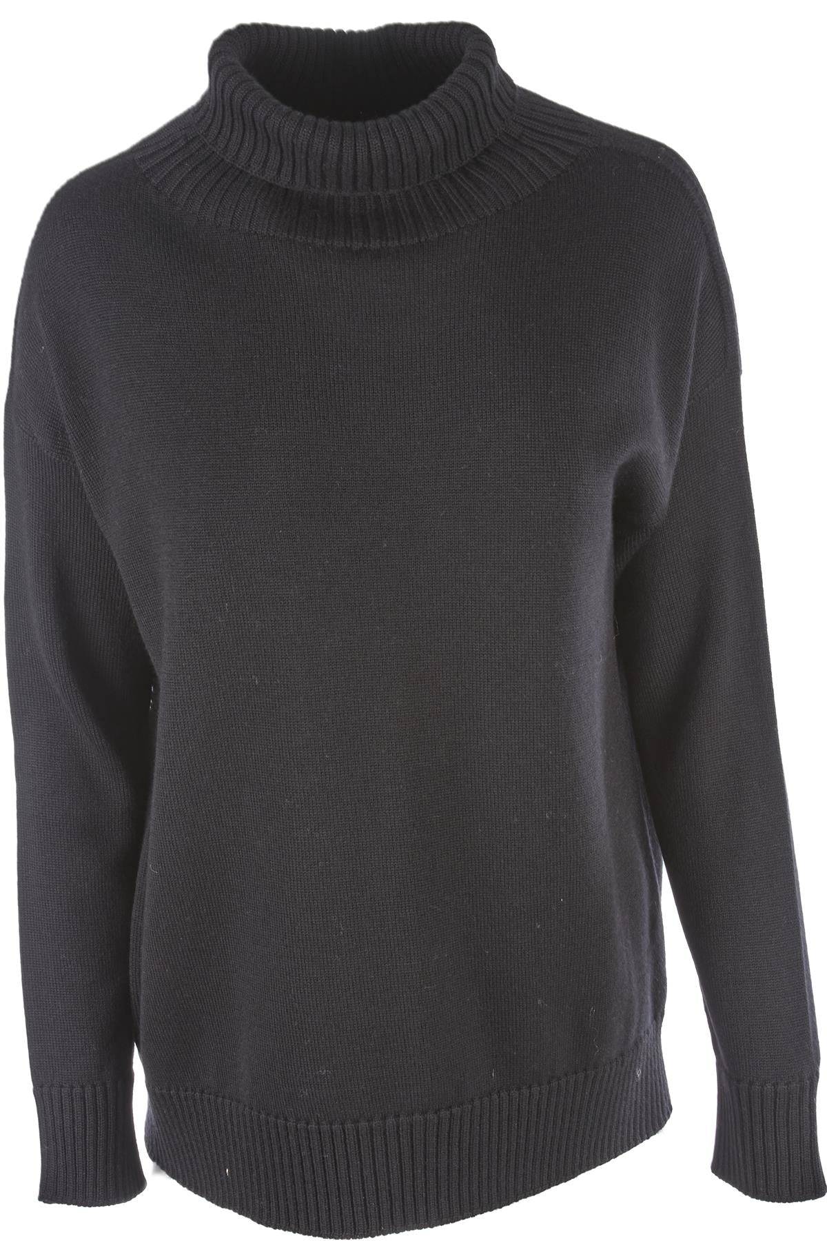 MAX MARA LEISURE BLACK WOOL JUMPER MEDIUM