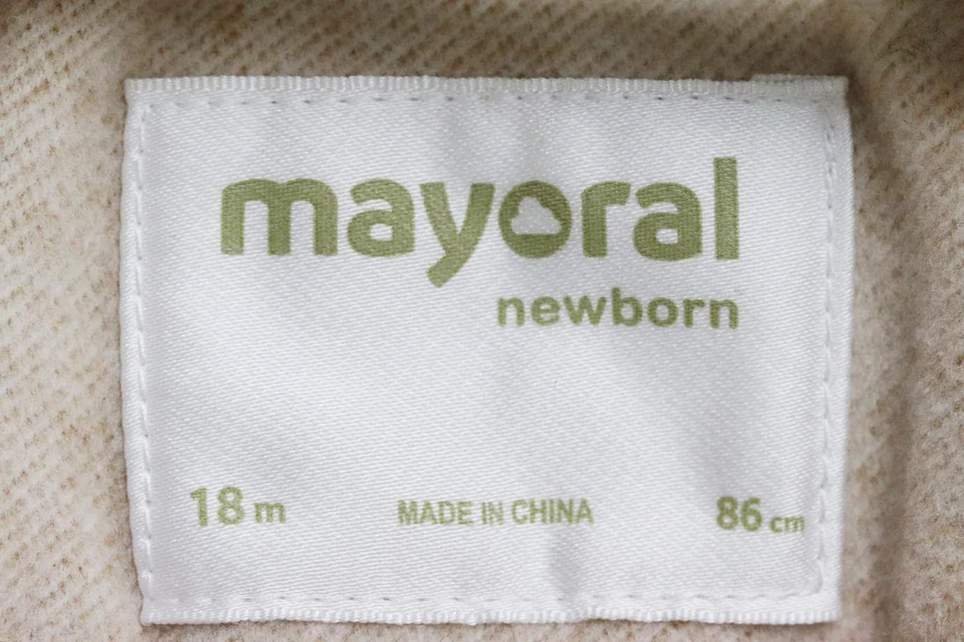 MAYORAL BABY GIRLS WOVEN COAT 18 MONTHS - Image 4