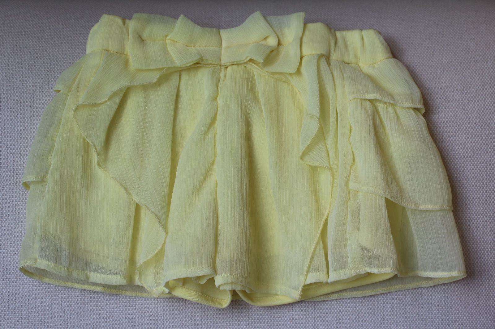 MAYORAL CHIC BABY GIRLS YELLOW CHIFFON RUFFLE SKORT 2 YEARS - Image 5
