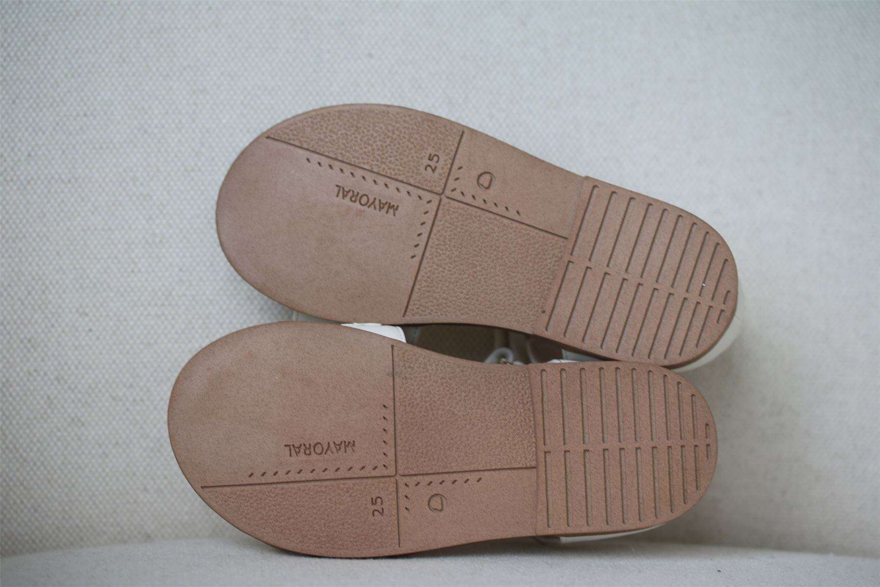 MAYORAL GIRLS IVORY STAR SANDALS EU 25 UK 7.5 - Image 5