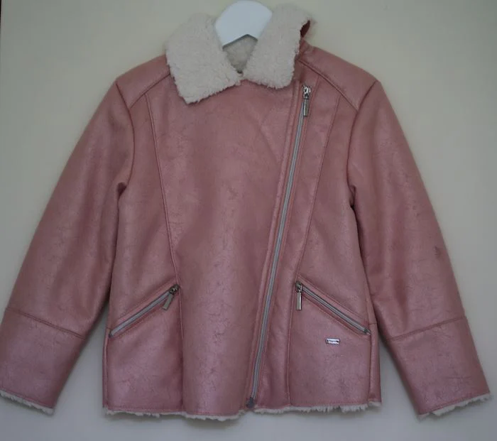 MAYORAL GIRLS PINK AVIATOR JACKET 5 YEARS - Image 2