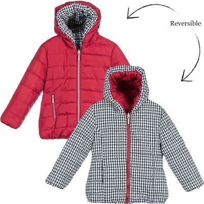 MAYORAL GIRLS RED & HOUNDSTOOTH REVERSIBLE JACKET 3 YEARS - Image 2