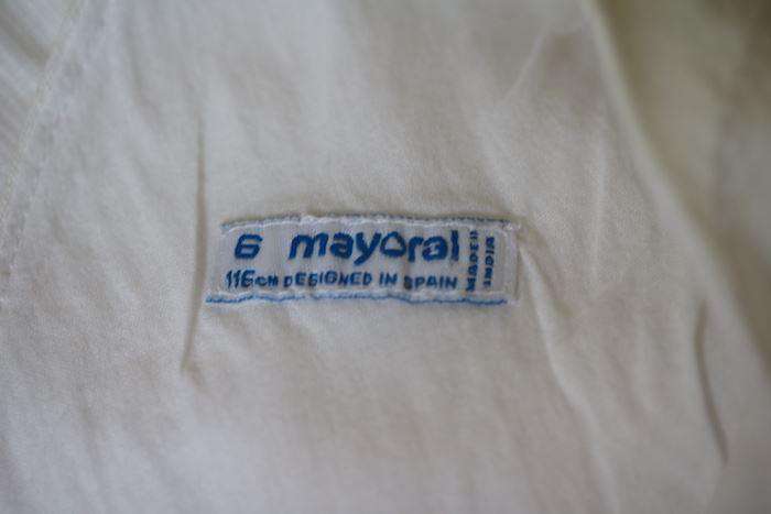 MAYORAL GIRLS WHITE FLORAL DRESS 6 YEARS - Image 3