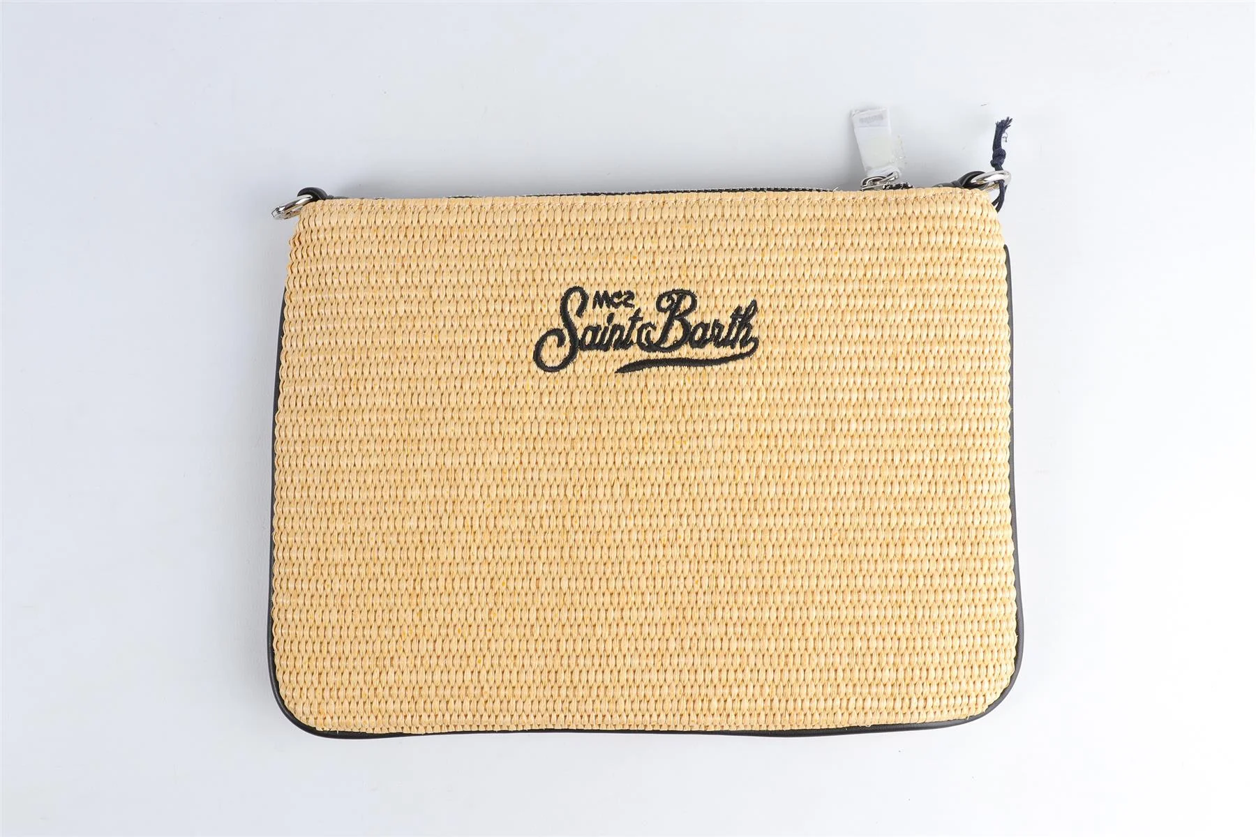 MC2 SAINT BARTH BEIGE RAFFIA CLUTCH - Image 5