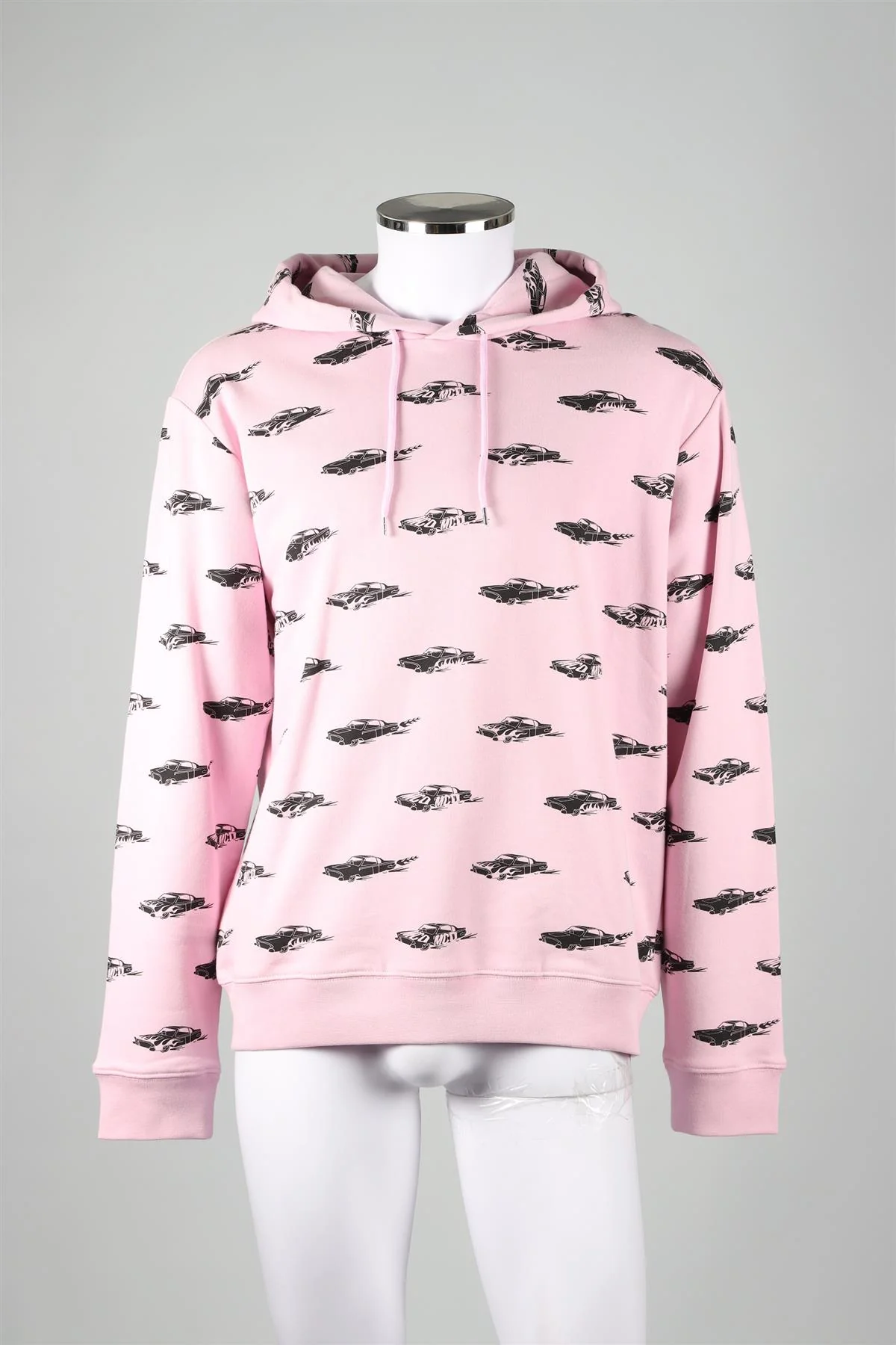 MCQ PINK MEN'S COTTON HOODIE LARGE - Image 2