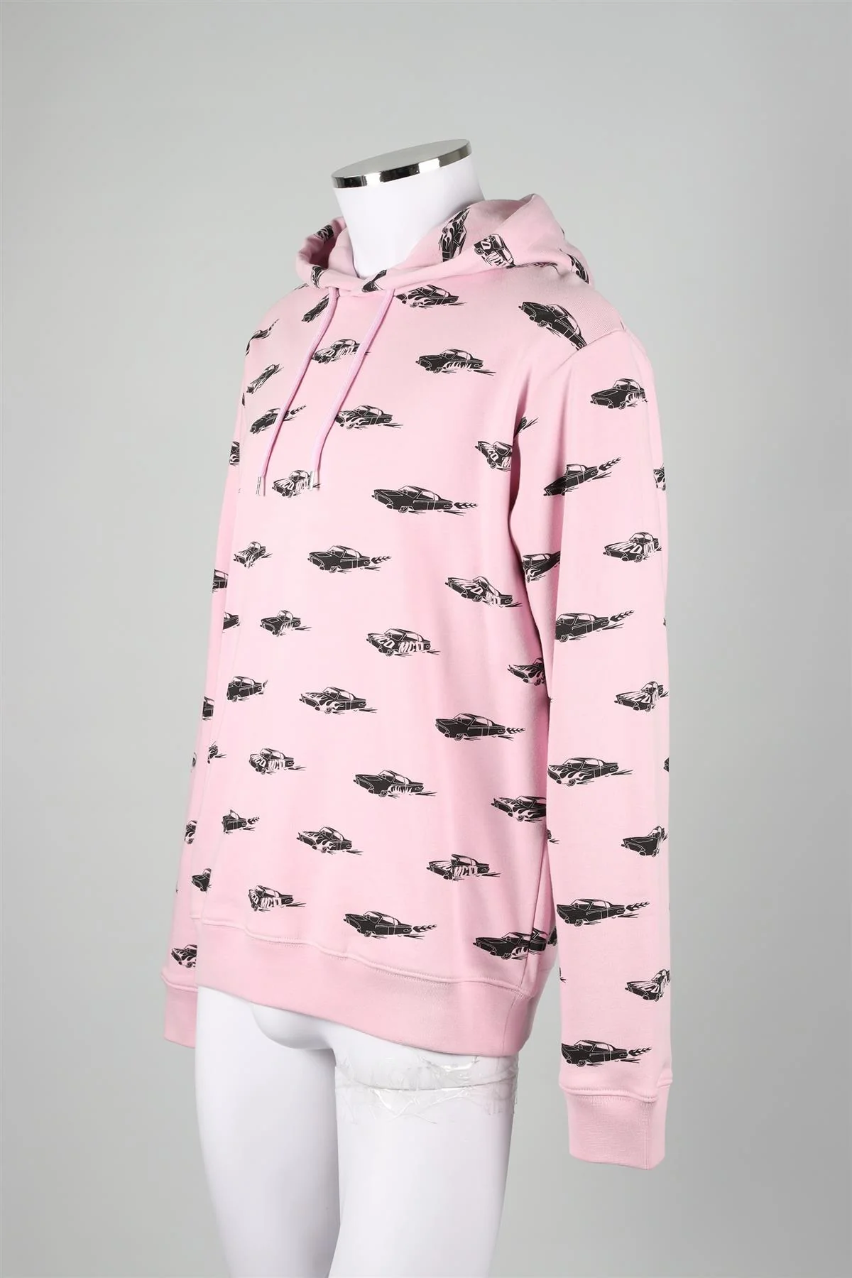 MCQ PINK MEN'S COTTON HOODIE LARGE - Image 3