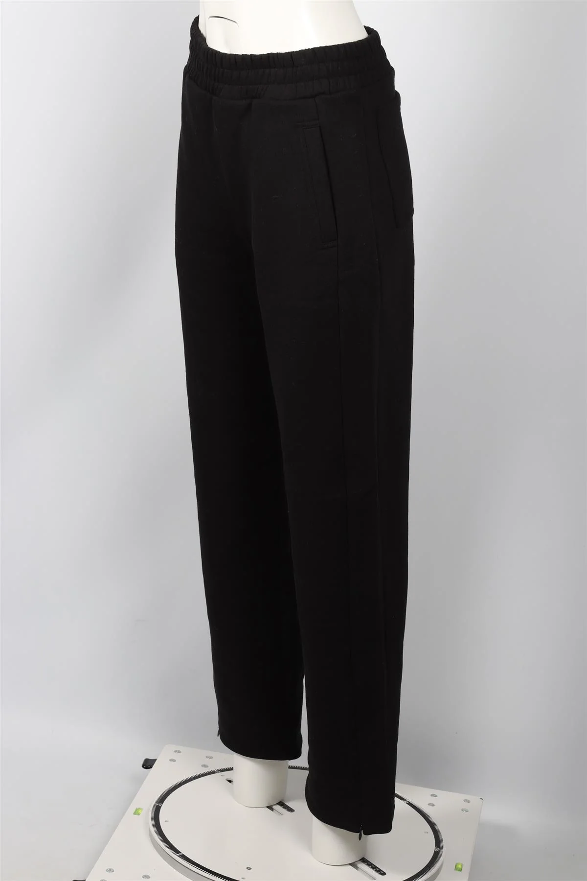 ME+EM BLACK COTTON BLEND STRAIGHT LEG PANTS UK 8 - Image 3
