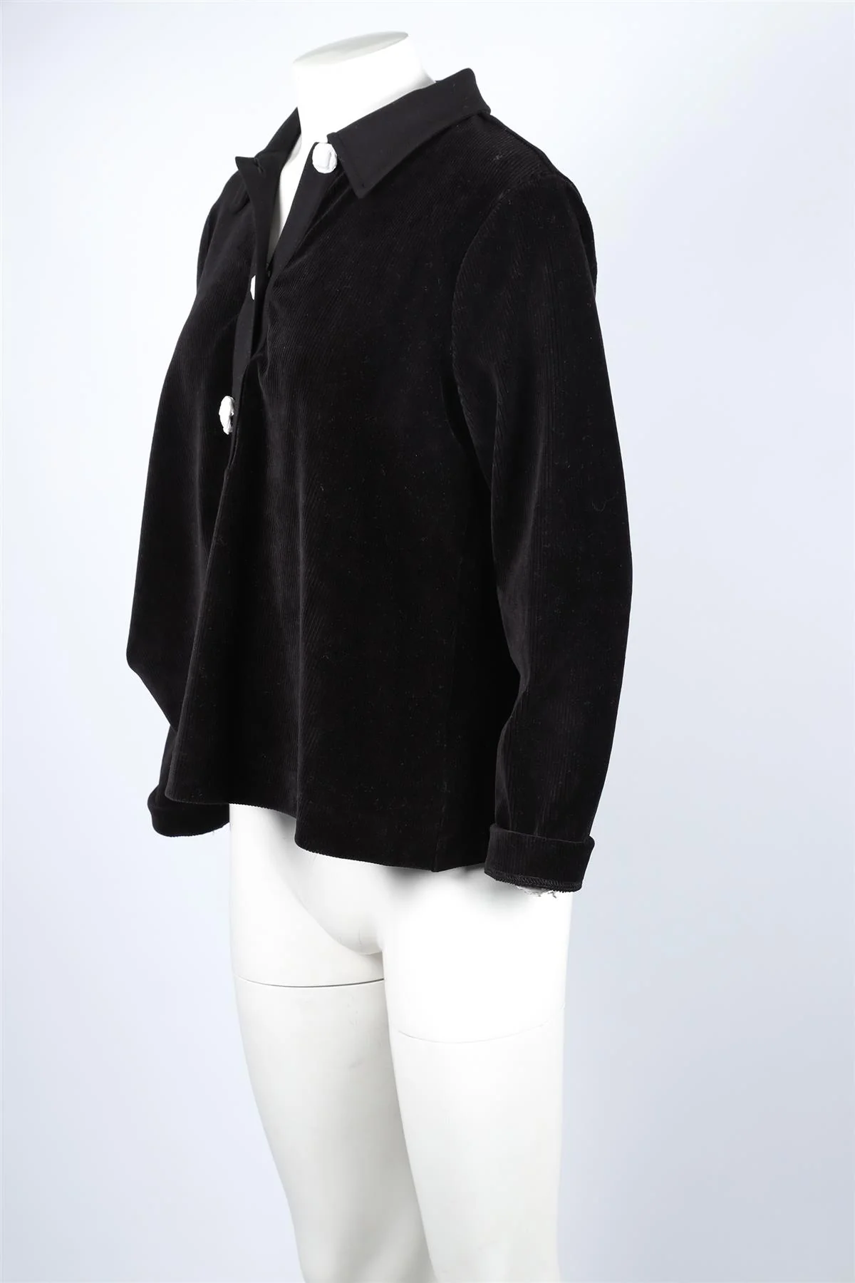 ME+EM Black Velvet Top UK 12 - Image 3