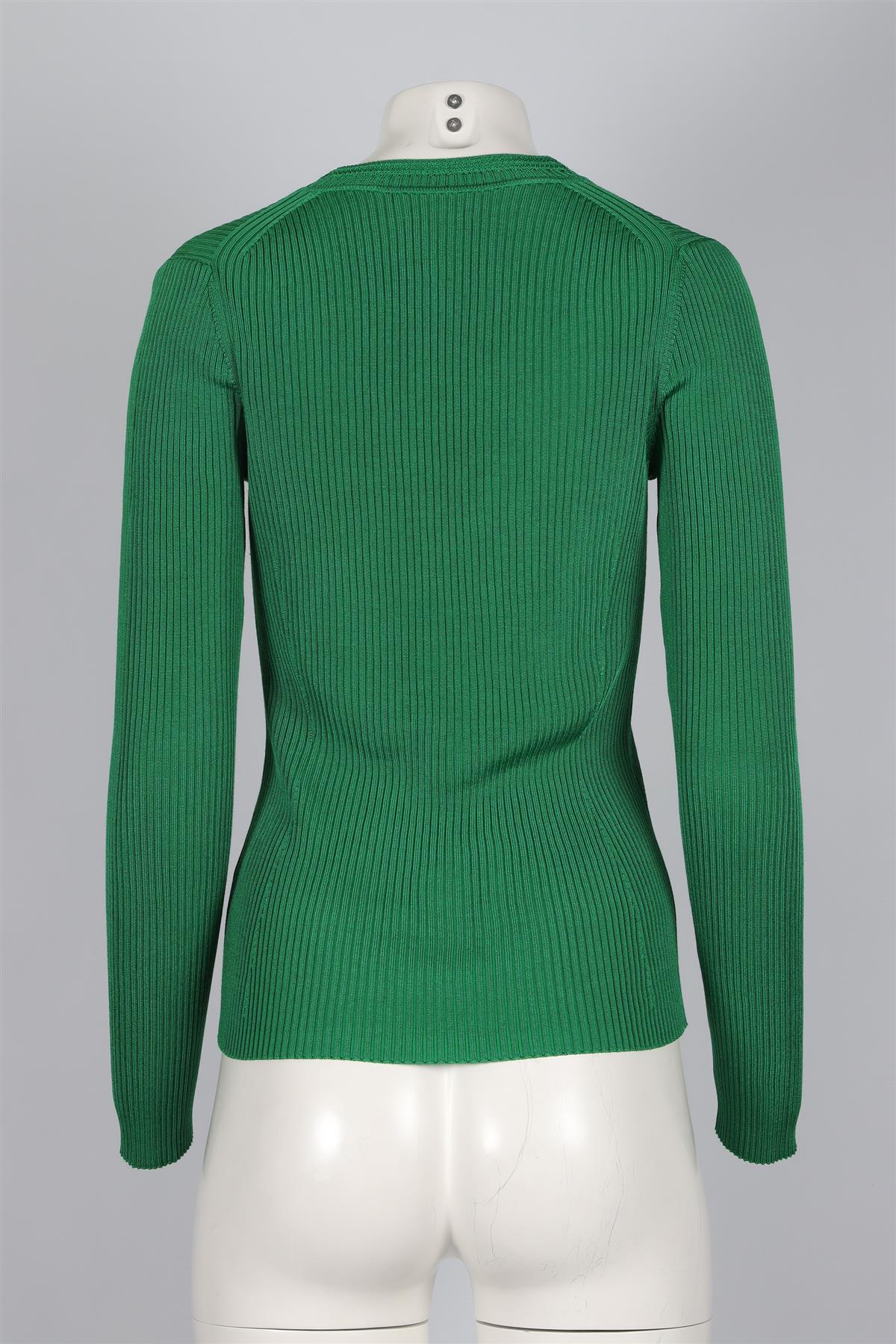 ME+EM GREEN COTTON CARDIGAN MEDIUM - Image 4