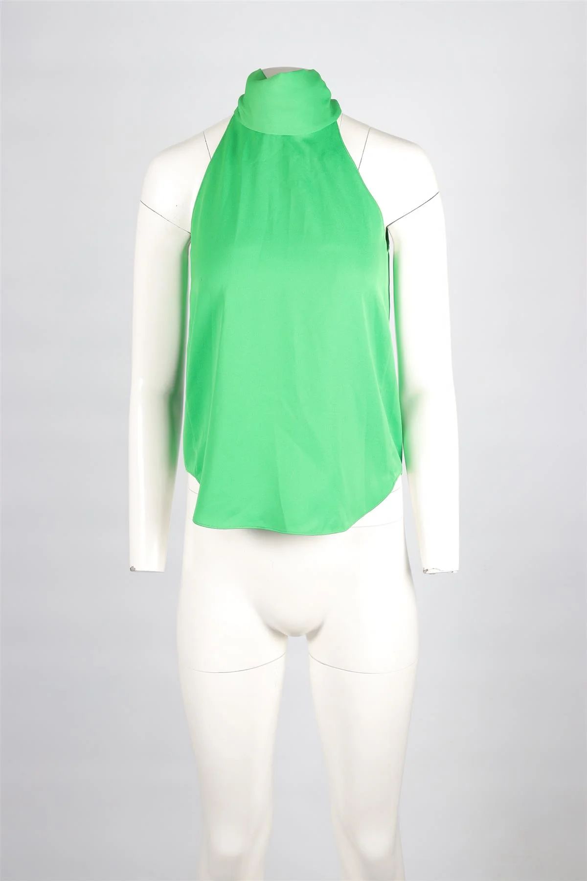ME+EM GREEN CREPE TOP UK 8 - Image 2