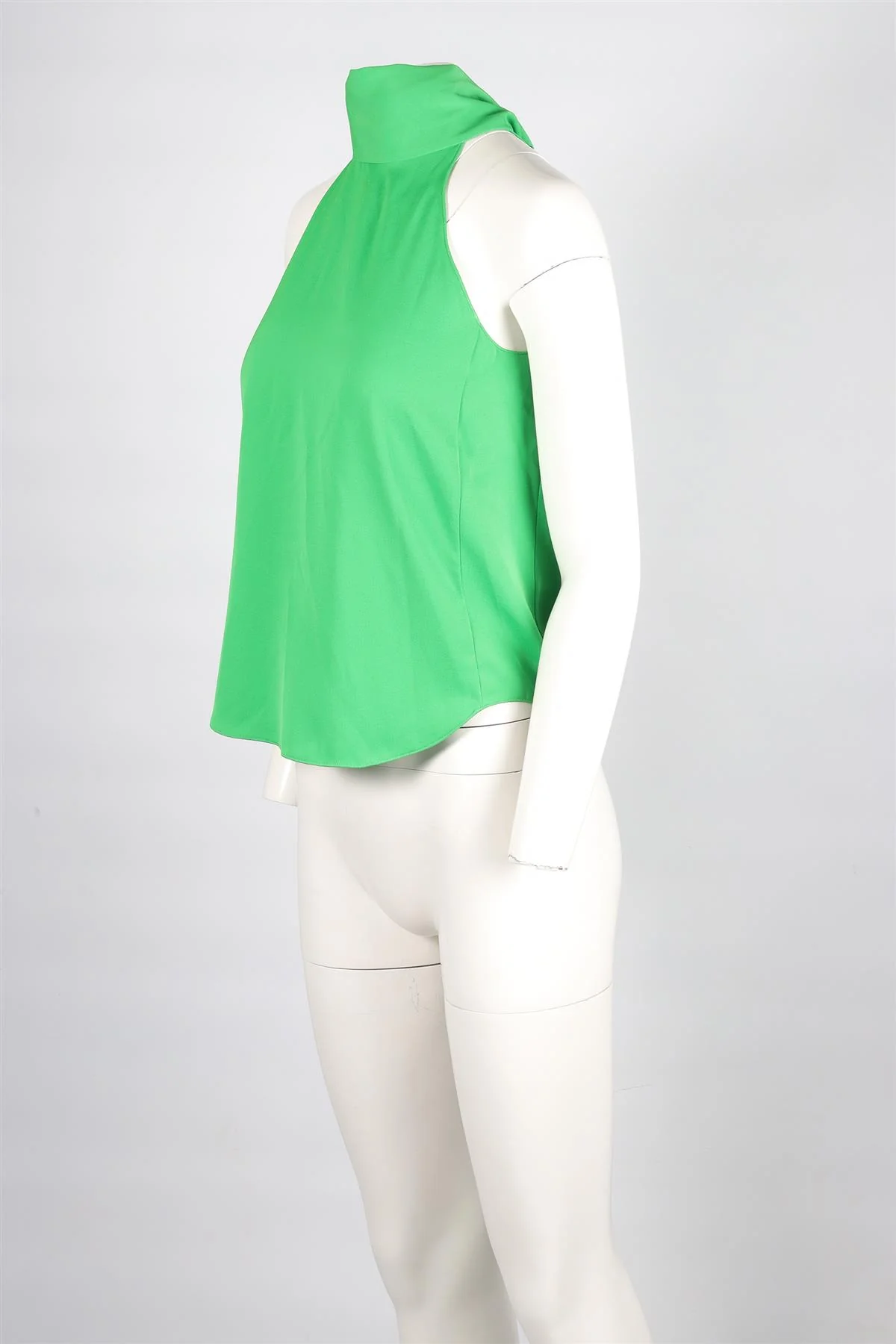 ME+EM GREEN CREPE TOP UK 8 - Image 3