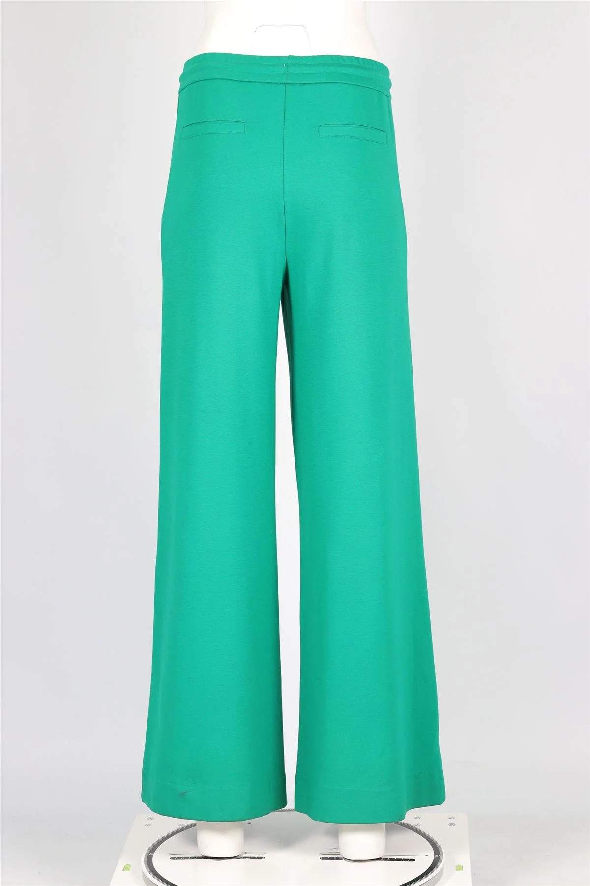 ME+EM GREEN JERSEY WIDE LEG PANTS UK 8 - Image 4