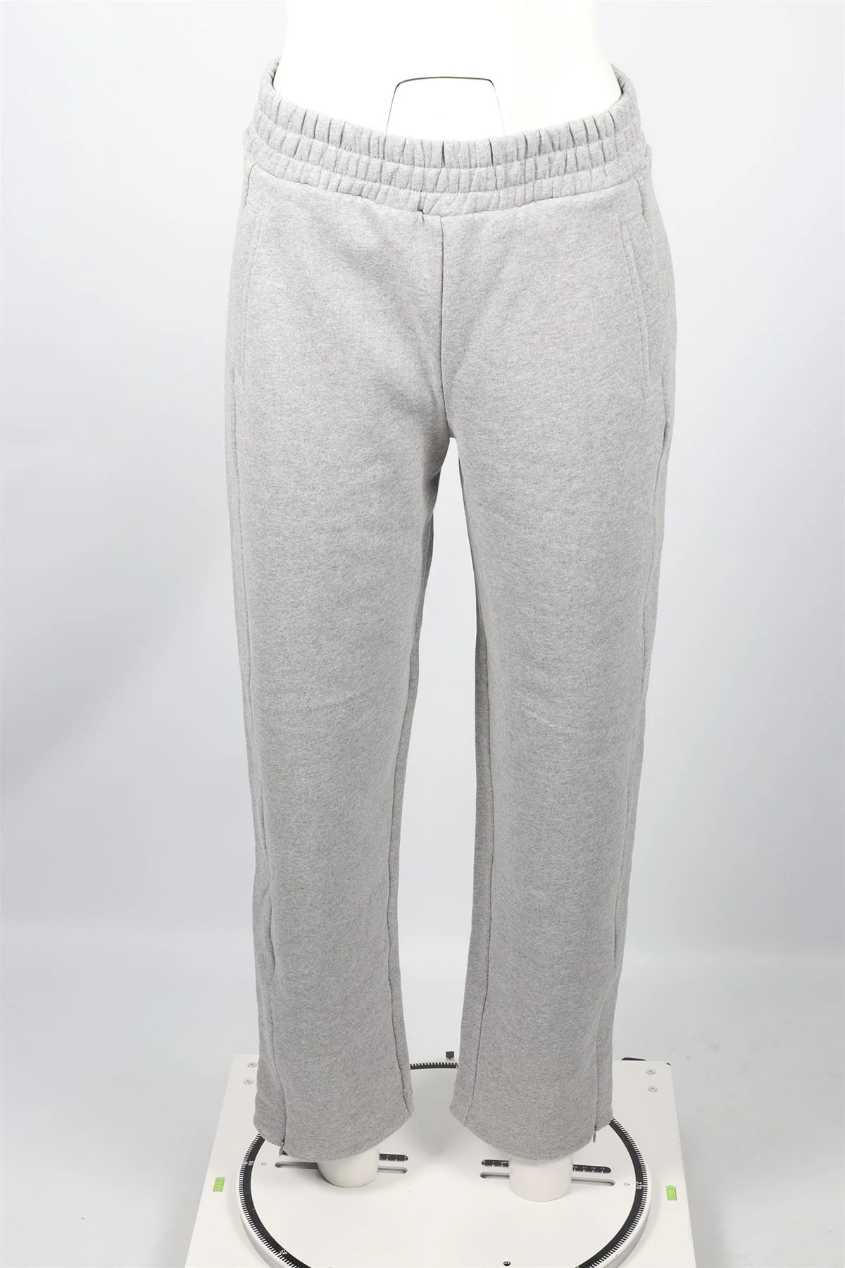 ME+EM GREY COTTON BLEND STRAIGHT LEG PANTS UK 8 - Image 6
