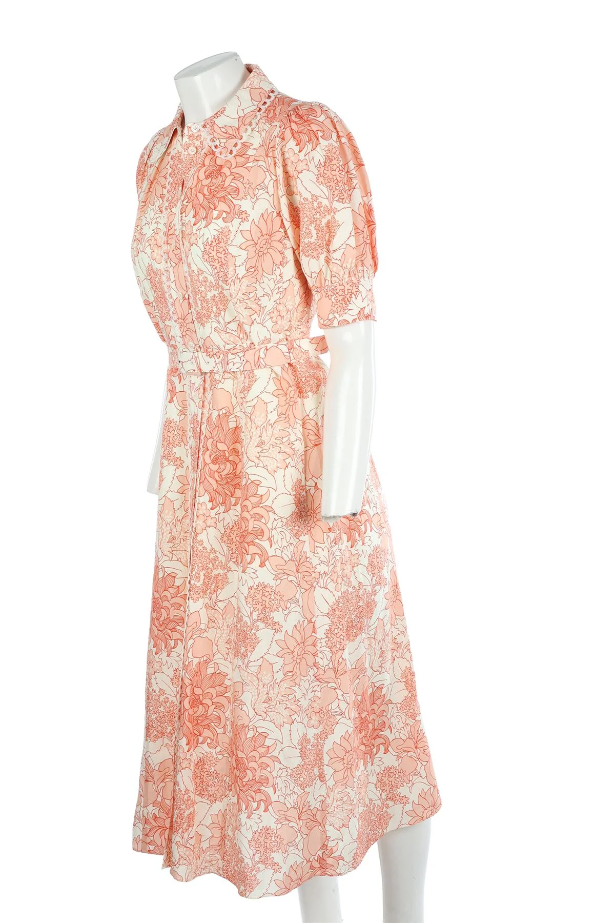 ME+EM ORANGE LINEN MAXI DRESS UK 10 - Image 3