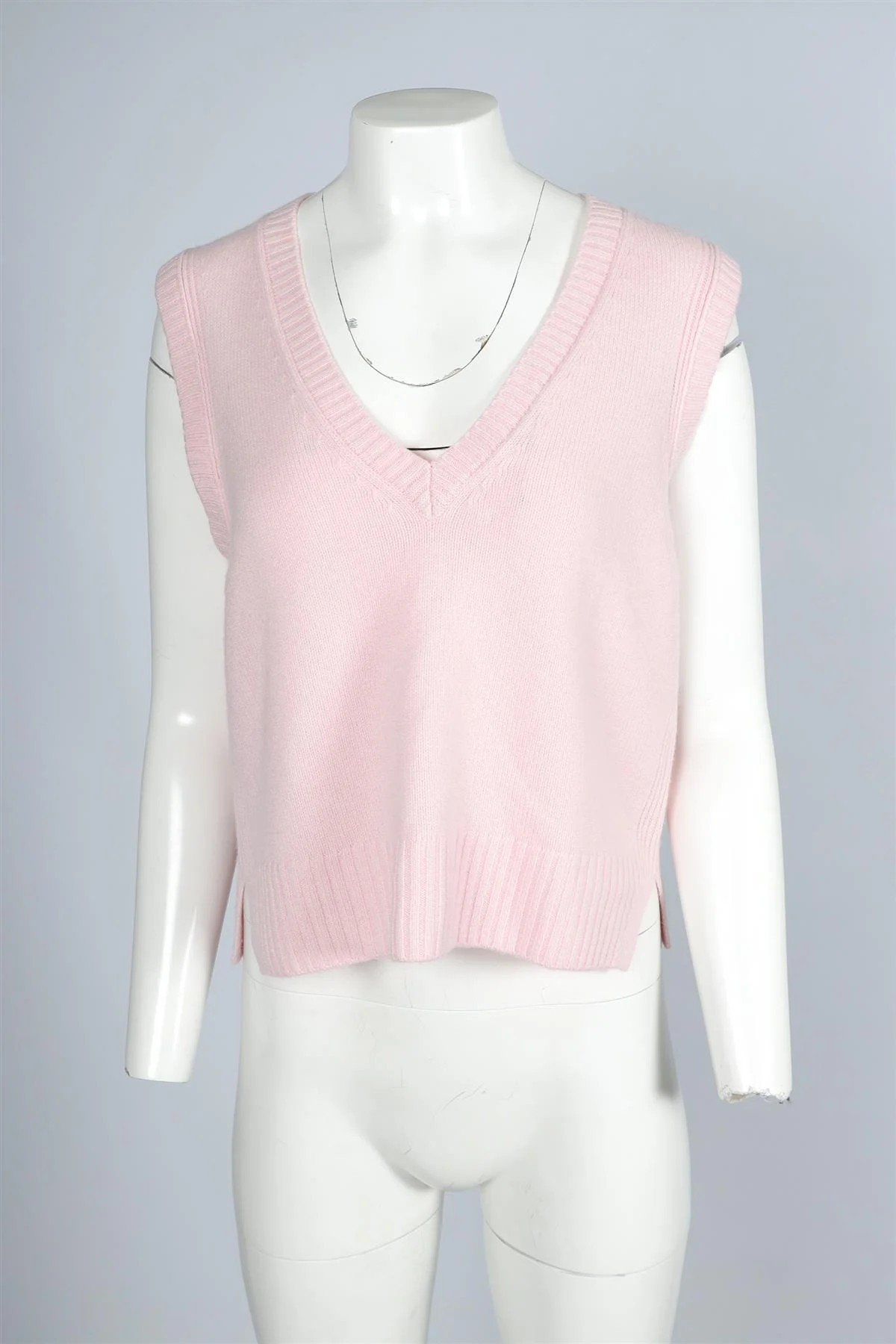 ME+EM PINK CASHMERE VEST LARGE - Image 2