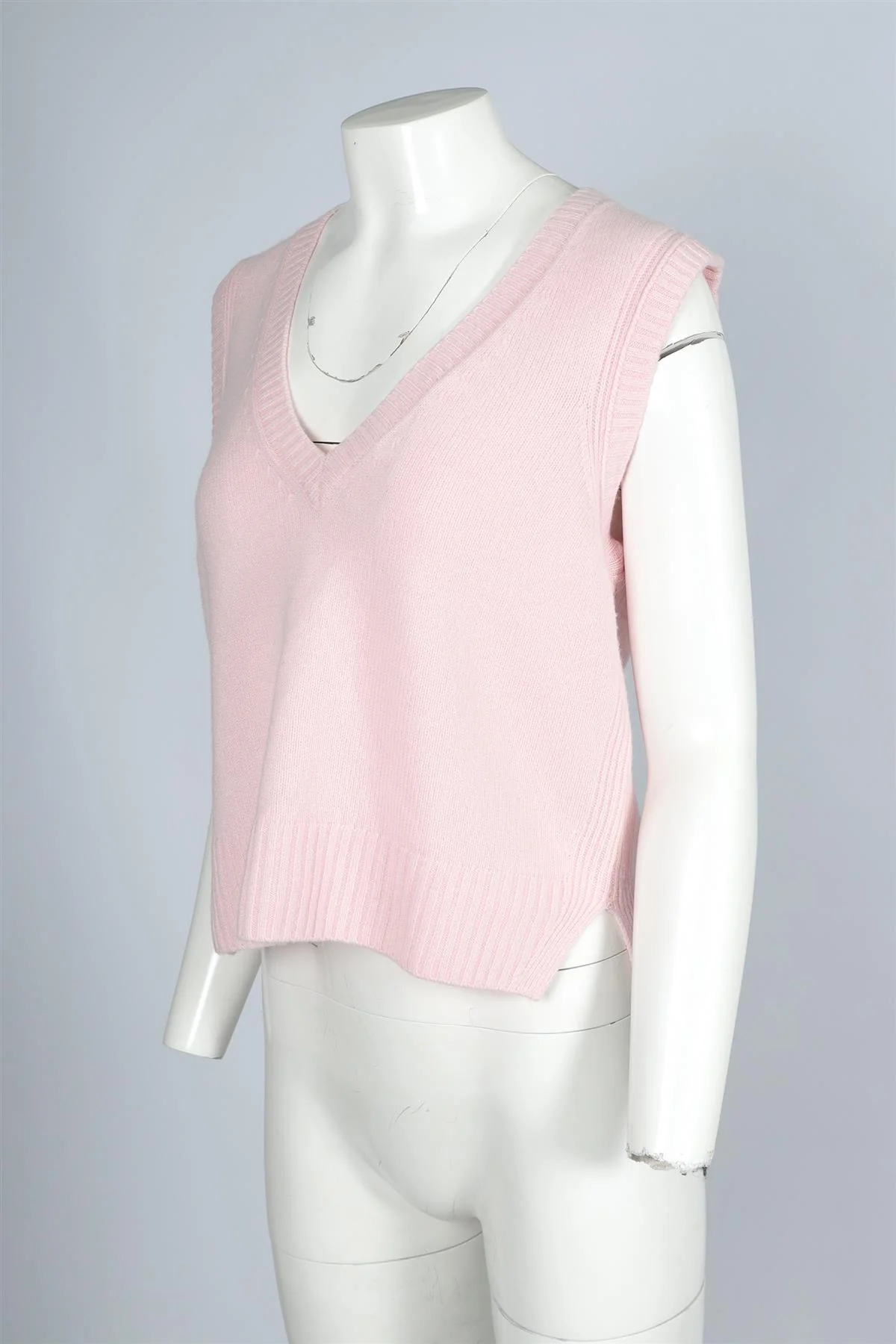 ME+EM PINK CASHMERE VEST LARGE - Image 3