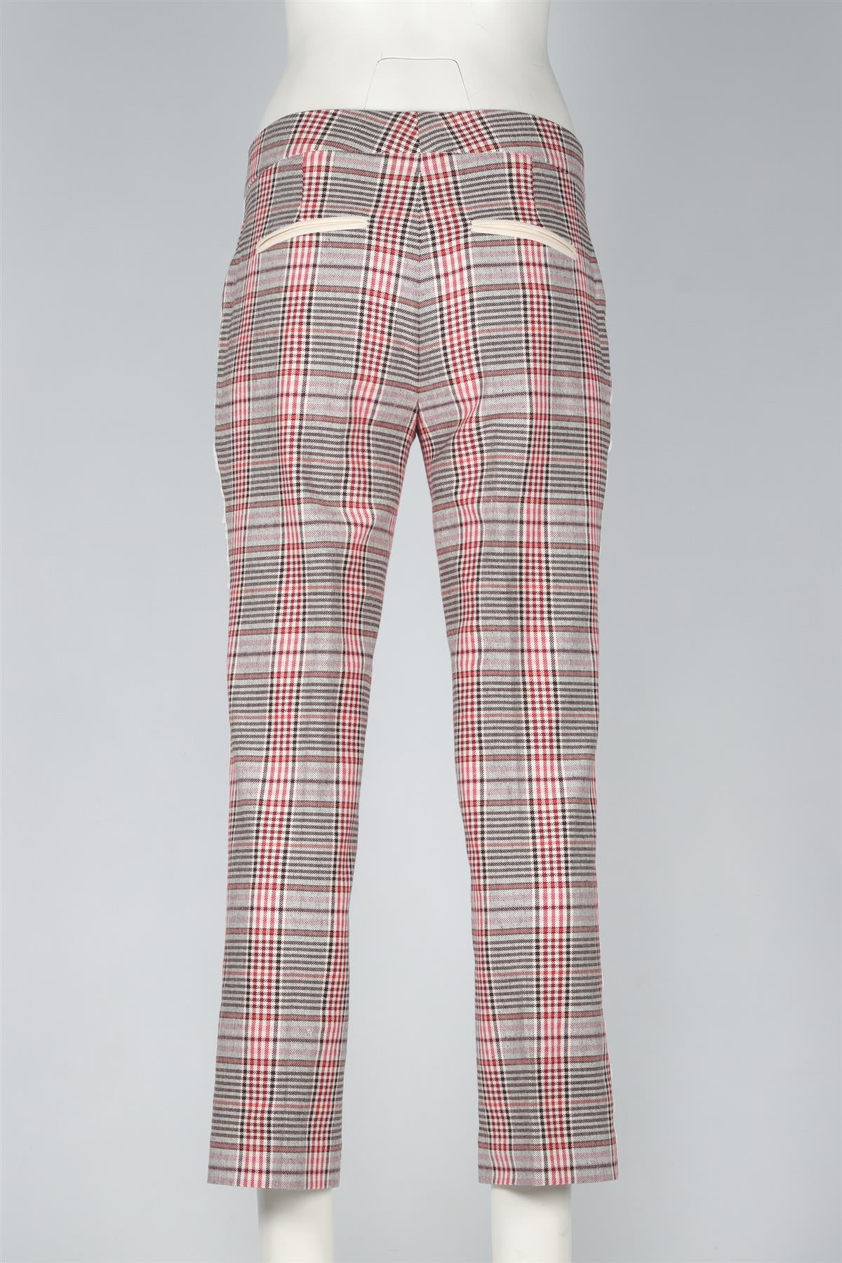 ME+EM PINK COTTON STRAIGHT LEG PANTS UK 10 - Image 4