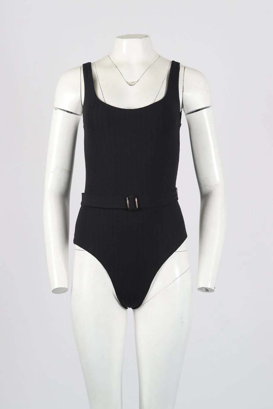 MELISSA OBADASH BELTED JERSEY SWIMSUIT UK 10 - Image 2