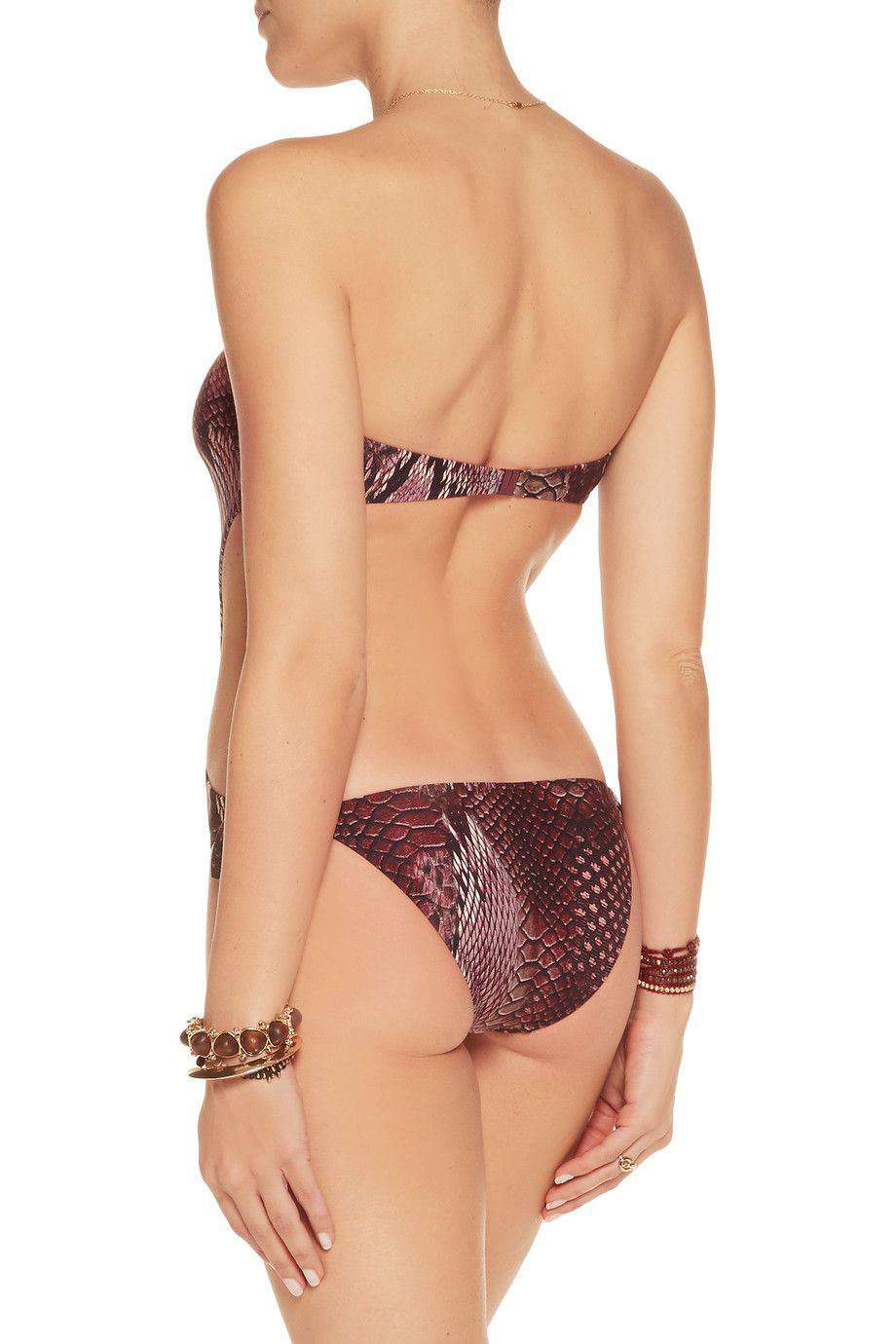 MELISSA ODABASH AMALFI LIZARD PRINT SWIMSUIT UK 10 - Image 9